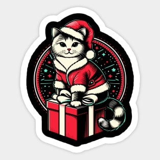 Christmas cat Sticker